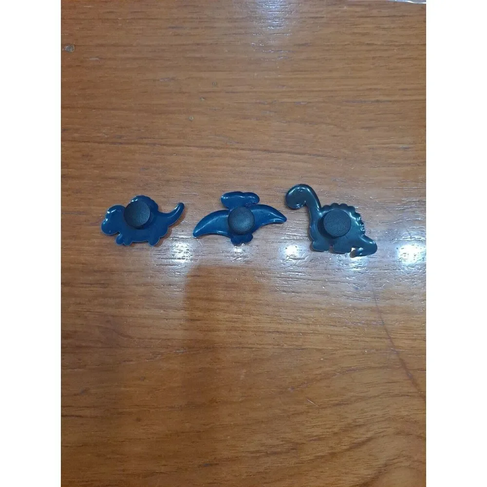Lot‎ Of 3 Dinosaur Themed Croc Charm Jibz